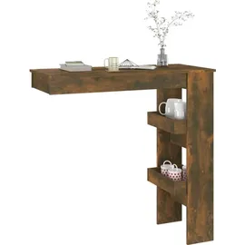vidaXL Wand-Bartisch 102 x 45 x 103,5 cm Räuchereiche