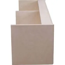 MonsterShop Hängeschrank Wohnwagen 120 x 25 x 25 cm Schwarz