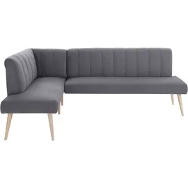 exxpo - sofa fashion Costa 157 x 92 x 245 cm Kunstleder langer Schenkel rechts delfin