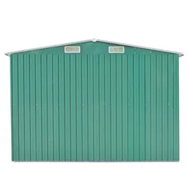 vidaXL Geräteschuppen 3,78 x 2,45 m grün