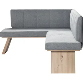 OTTO home Eckbank OTTO HOME "Nina Küchenbank, Polsterbank, Esszimmerbank, Breite 185x 150 cm", grau (antarctica, dekor eiche ontario), B:185cm H:88cm T:150cm, Holzwerkstoff, Polyester, Polyurethan, Sitzbänke, Eckbank, Moderne Bank in tollen Farben, Anzahl