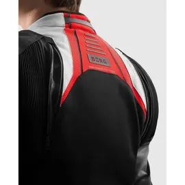 Rebelhorn Borg 2 Motorradjacke Schwarz/Grau/Rot L