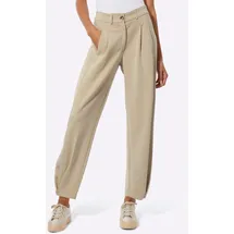 CREATION L Modal-Mix-Jersey-Hose Klassisch Braun 26
