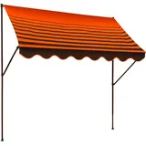 Angerer Klemmmarkise Design 200 250 x 150 cm orange/braun