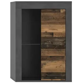 xonox.home Hängevitrine ¦ schwarz ¦ Maße cm B: 60 H: 86 T: 35.0