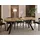 WFL GROUP Runder Esstisch 100 x 77 x 100 cm braun