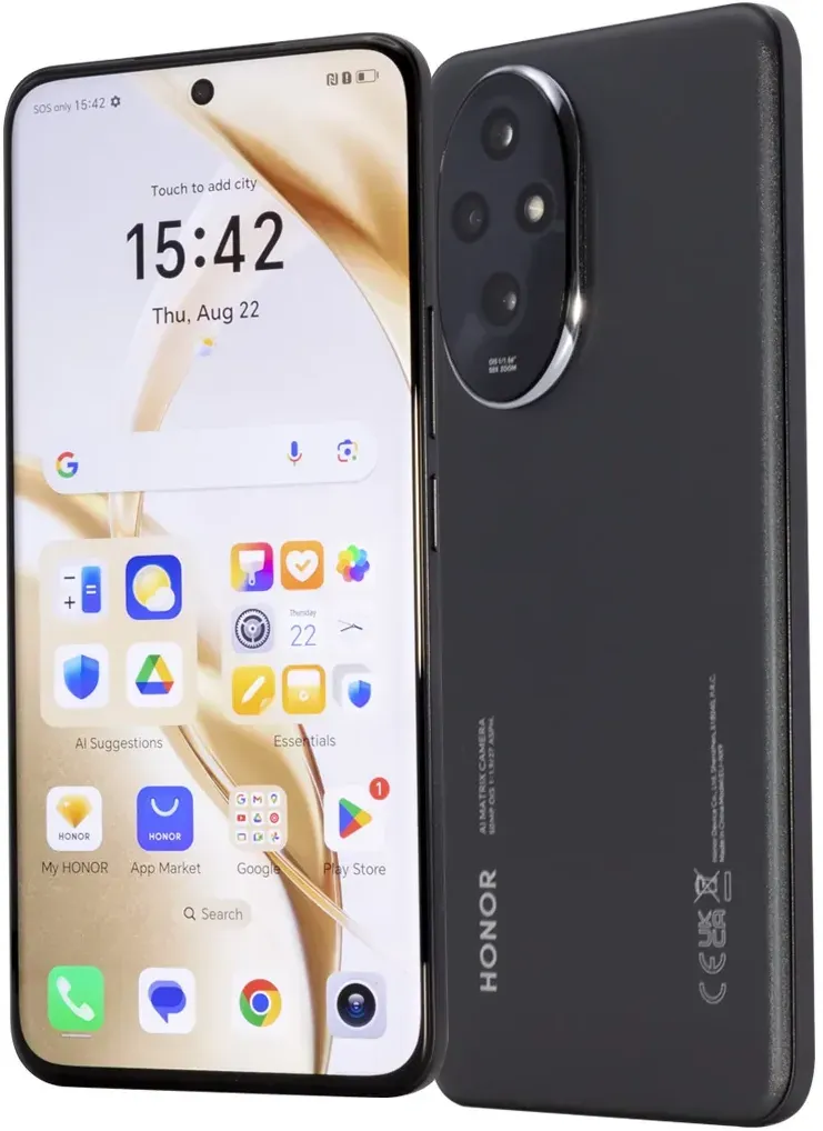 Globale Version Honor 200 Snapdragon 7 Gen 3 6,7 Zoll 120 Hz gebogener Bildschirm 5200 mAh Akku 50 MP Kamera Dual SIM NFC Smartphone 5G