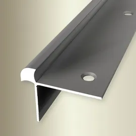 küberit Treppenkantenprofil 33 x 43 x 2500 mm Winkelprofil Einfasshöhe 8 mm Aluminium Glatt Doppelt Versetzt Versenkt Gebohrt Edelstahl Küberit