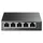 TP-Link TL-SG1005LP 5-Port Gigabit PoE Switch mit 4 PoE+-Ports, lüfterlos) Schwarz