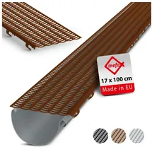 Inefa Laubfangstreifen 100cm, NW 100-150 Braun Dachrinnen Laubschutz