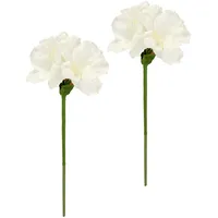 I.GE.A. Kunstblume I.GE.A. "Amaryllis 2er Set", weiß, B:16cm H:60cm L:12cm, Polyester, Kunstpflanzen, 60cm Blumen Zweig Dekozweig Weihnachtsdeko Weihnachtsblume Deko