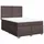 vidaXL Boxspringbett 140 x 200 cm Dunkelbraun