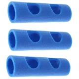 Dilwe 30 cm, 3 Stück Poolnudeln, Wasser-Pool-Verbindungsstück, Schwimmtrainingshilfe, Schaumstoff-Stick-Verbindungsstück für die Nutzung Im Schwimmbad oder Am See (Blau