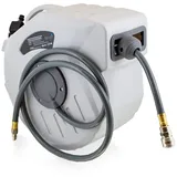 BITUXX Druckluft Schlauchtrommel automatik Druckluft Schlauchaufroller 1/4' Zoll Anschluss Automatik Schlauchaufroller für Wandmontage 15m / 15 Meter)