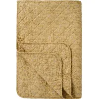 Ib laursen Quilt mit Gelben Blumenranken 180 x 130