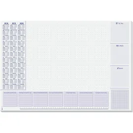 Sigel Schreibunterlage/HO355,Lilac,3-Jahres-Kalendarium, 595x410mm,80g,Inh.30 BL