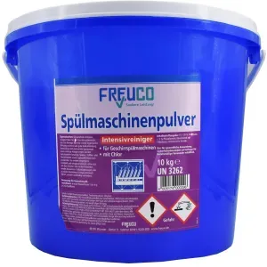 Freuco Spülmaschinenpulver, Hochglanz für Ihr Geschirr, 10 kg - Eimer