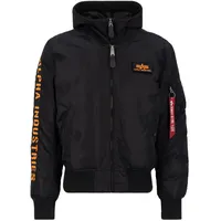 Alpha Industries MA-1 D-Tec SE Bomberjacke black/orange, L