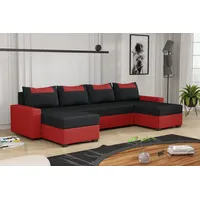 Fun Möbel Wohnlandschaft Schlafsofa Sofa HEDVIG LUX Stoff Manila