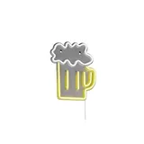 RL Wandleuchte Wandlampe Flurleuchte Acryl transparent LED SMD Schnurschalter H 36 cm