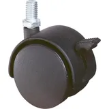 ede - bs rollen Kunststoff-Doppelrolle Ø 50 mm M10x15 50 kg schwarz