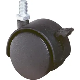 ede - bs rollen Kunststoff-Doppelrolle Ø 50 mm M10x15 50 kg schwarz