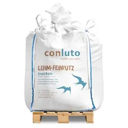 conluto Lehm-Feinputz, trocken - 1,0 t Big Bag