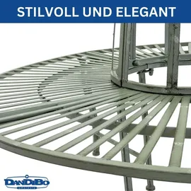 DanDiBo Ambiente Baumbank Ø 120 cm Grau