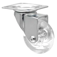 Wagner Soft-Lenkrolle SKATER - Ø 60 mm, Stahl verchromt,