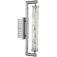 GLOBO LED Wandleuchte (6W) Chrom weiß