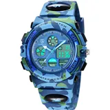 aswan watch Digitaluhr Kinder Mädchen Jungen mit Wecker,Stoppuhr,LED Licht,Datum-Sport Armbanduhr mit Silikonarmband