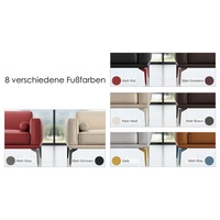 Sofanella 2-Sitzer Sofanella 2-Sitzer SALERNO Stoff Relaxsofa Stoffcouch in Weiß