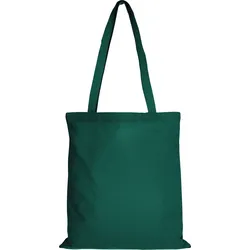 Baumwolltasche - OEKO-TEX 100 zertifiziert | mit zwei langen Henkeln | 38x42cm | Jutebeutel | Einkaufstasche | unbedruckt, waldgrün