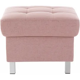 sit&more Polsterhocker Picasso Polyester 58 x 43 x 58 cm Rosa/Orange