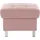 sit&more Polsterhocker Picasso Polyester 58 x 43 x 58 cm Rosa/Orange