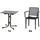 Siena Garden Urban Lights Set 3teilig Square Sessel gastrotauglich Anthrazit, mit Tisch Sola 65x65