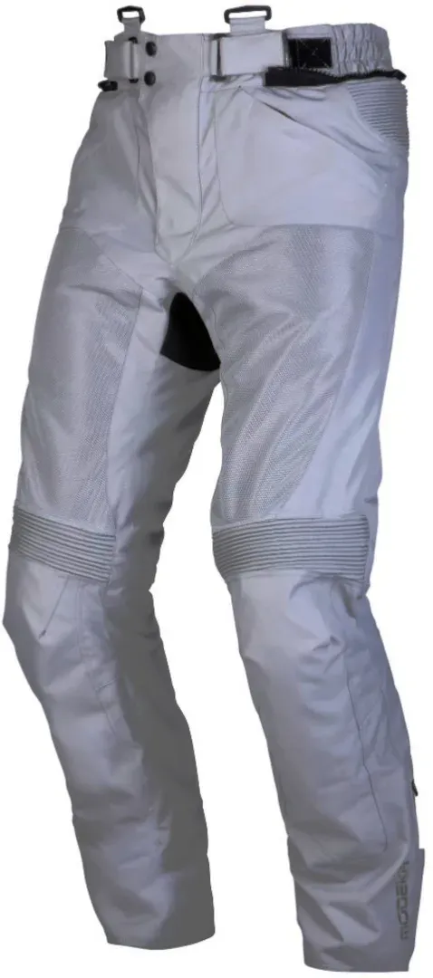 Modeka Veo Air Motorrad Textilhose, grau, Größe L für Männer