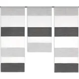 Clever-Kauf-24 Scheibengardine Mini Flächenvorhang Set 2280 (3 St), Stangendurchzug,