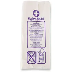 1000x Hygienebeutel aus Recyclingpapier weiß