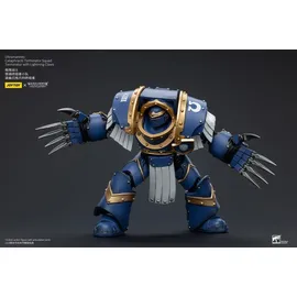 Joy Toy Warhammer The Horus Heresy 1/18 Ultramarines Cataphractii Terminator Squad mit Blitzklingen Actionfigur 14 cm