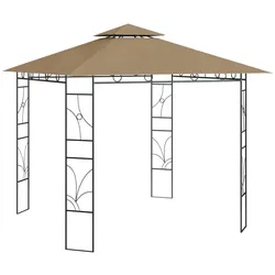 Pavillon 3x3x2,7 m Taupe 160 g/m2