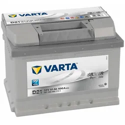 VARTA D21 Silver Dynamic 12V 61Ah 600A Autobatterie 561 400 060