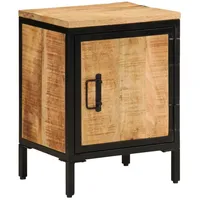 VidaXL Nachttisch 40x30x52,5 cm Raues Massivholz Mango