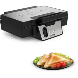 Krups FDK453 Sandwich-Toaster 930 W Schwarz, Edelstahl