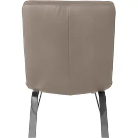 W.Schillig Relaxliege daily dreams Leder/Polyester 75 x 91 x 170 cm Braun mit Kissen