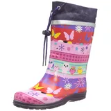 Beck M dchen Eule Gummistiefel, Mehrfarbig, 30 EU