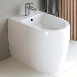 Duravit Stand Bidet Qatego 39x60cm, m Hahnl., ÜL, Hahnloch, we hgl
