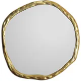 FineBuy Wandspiegel 60 x 60 cm Gold