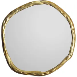 FineBuy Wandspiegel 60 x 60 cm Gold