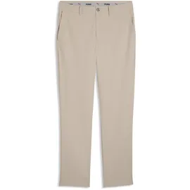 Puma Golfhose "101 Pure Tailored Golfhose Herren", Damen, Gr. 30/32, Länge 32, birch beige, Obermaterial: 100% Polyester. Tasche – Oben: 100% Polyester, unifarben, tailliert, Hosen